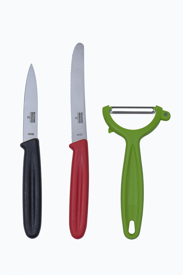 Kuhn Rikon - Swiss Essentials Knife & Peeler Set 3pc