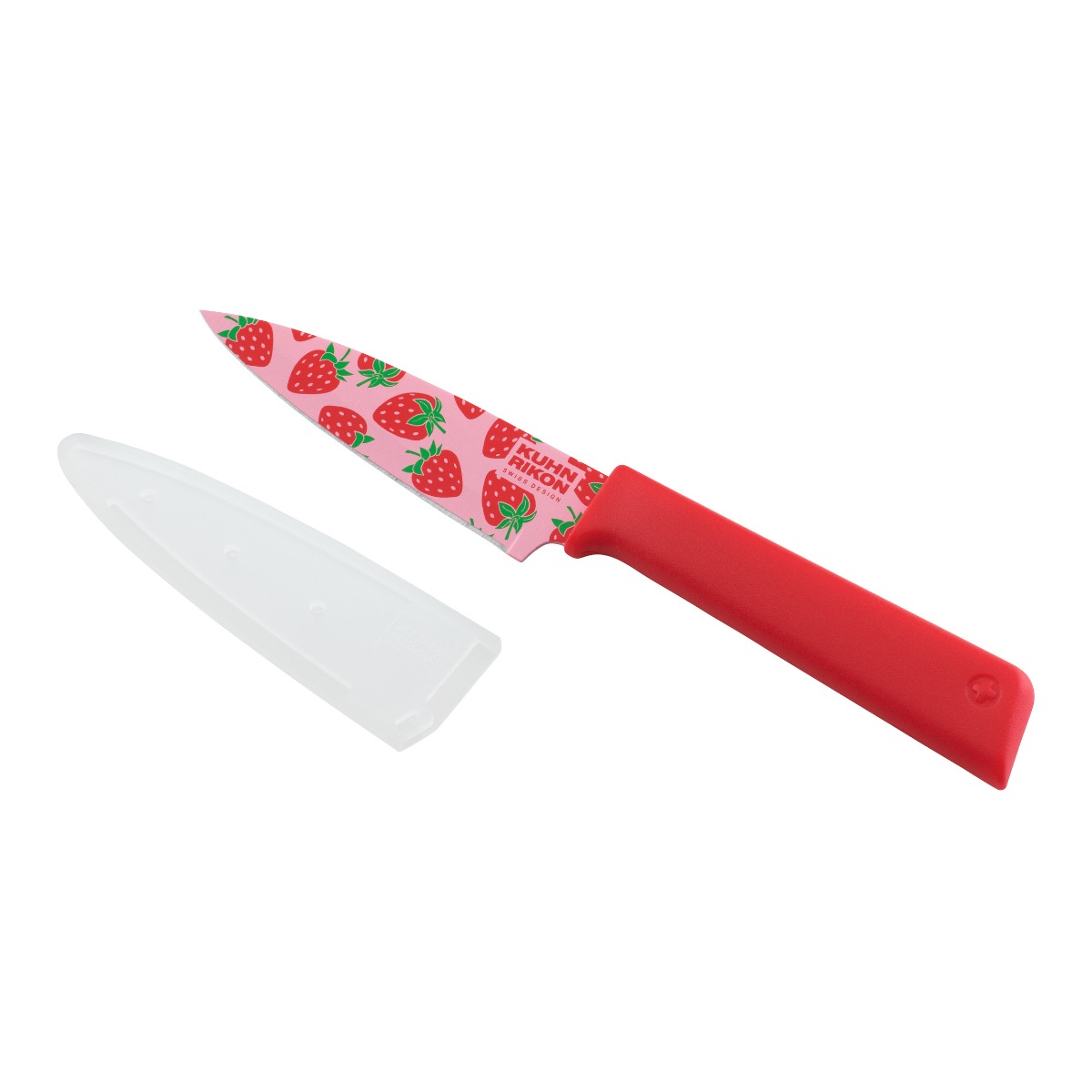 Kuhn Rikon - Colori(r)+ Funky Fruit Paring Knife Strawberry