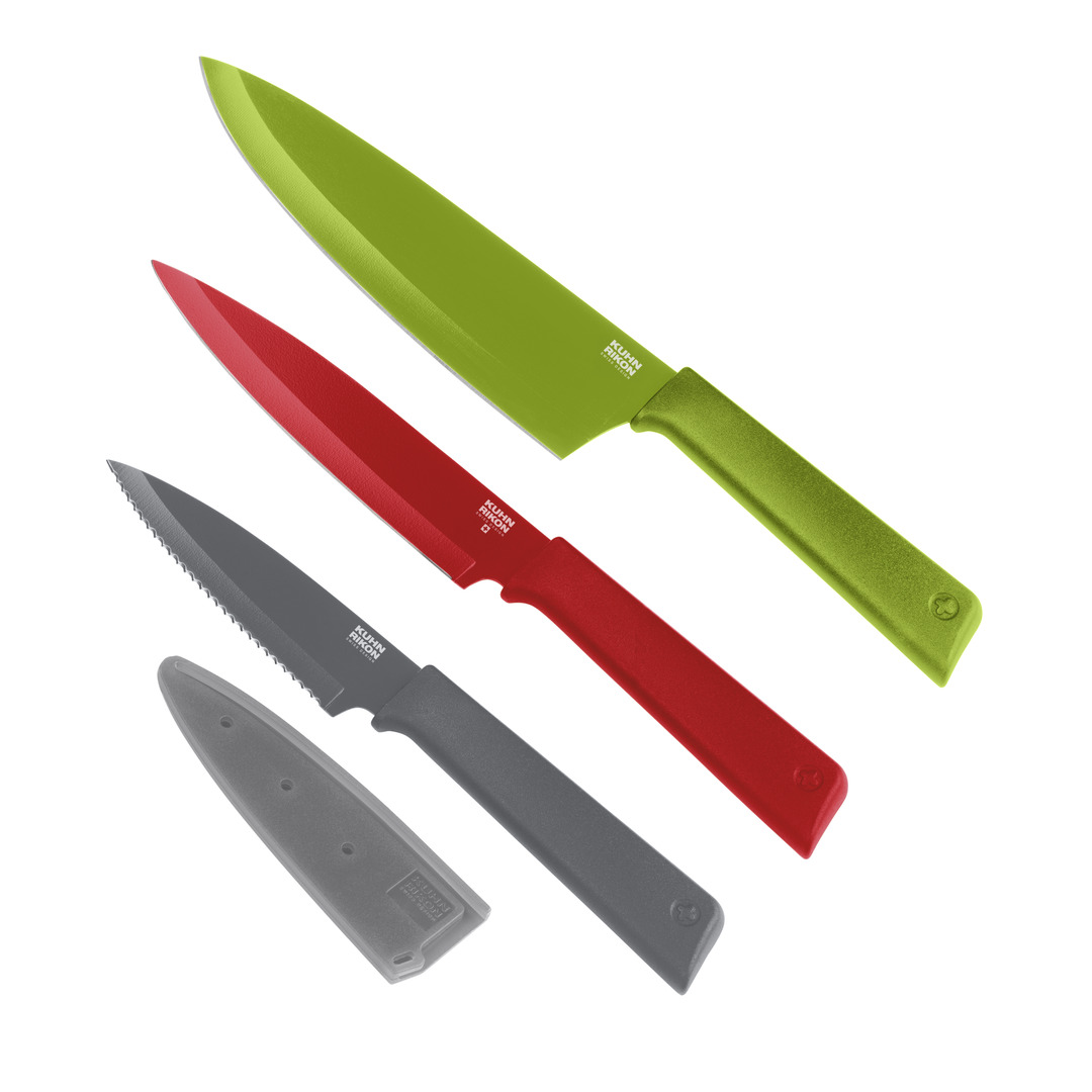 Kuhn Rikon - Colori(r)+ Professional 3pc Knife Set