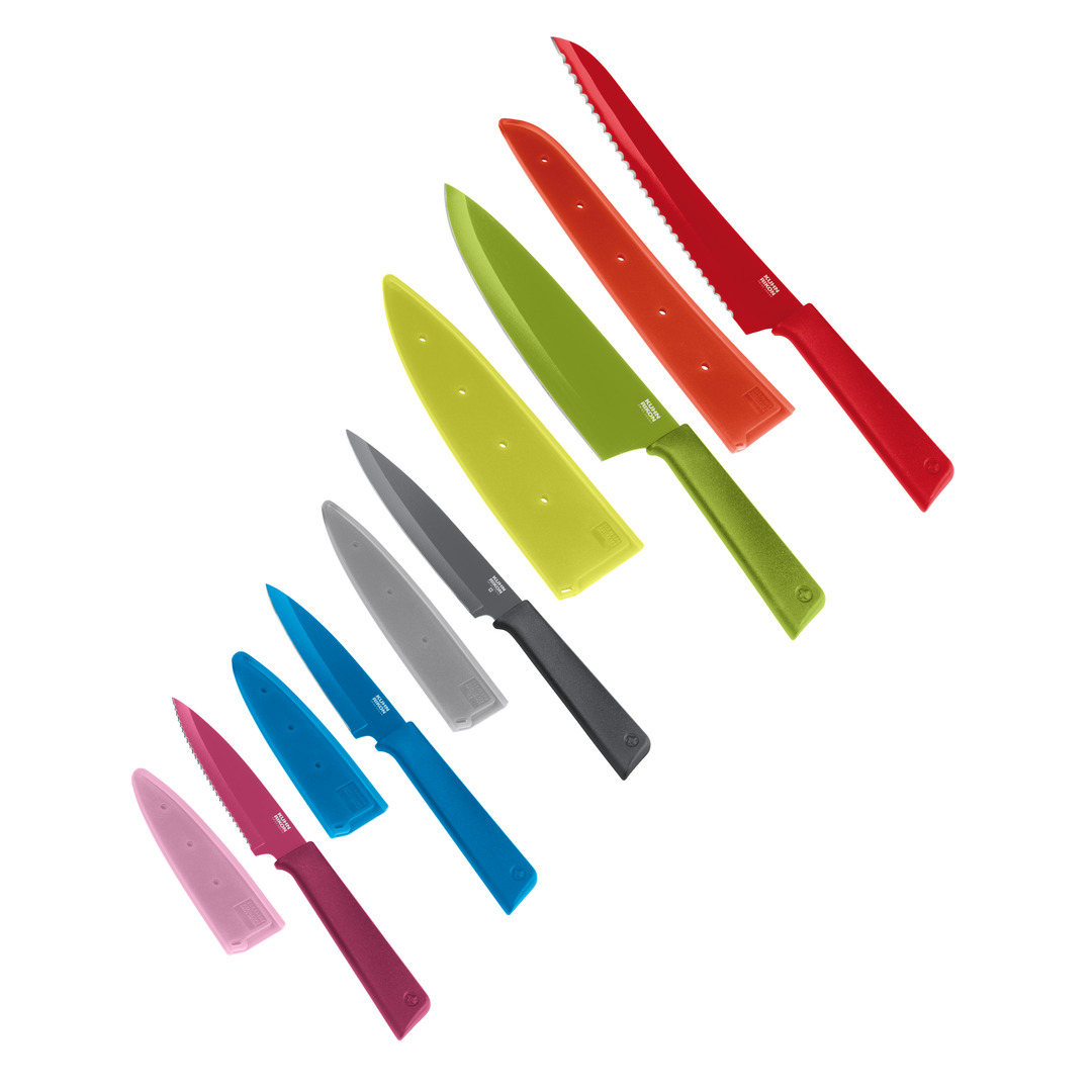 Kuhn Rikon - Colori(r)+ Everyday 5pc Knife Set