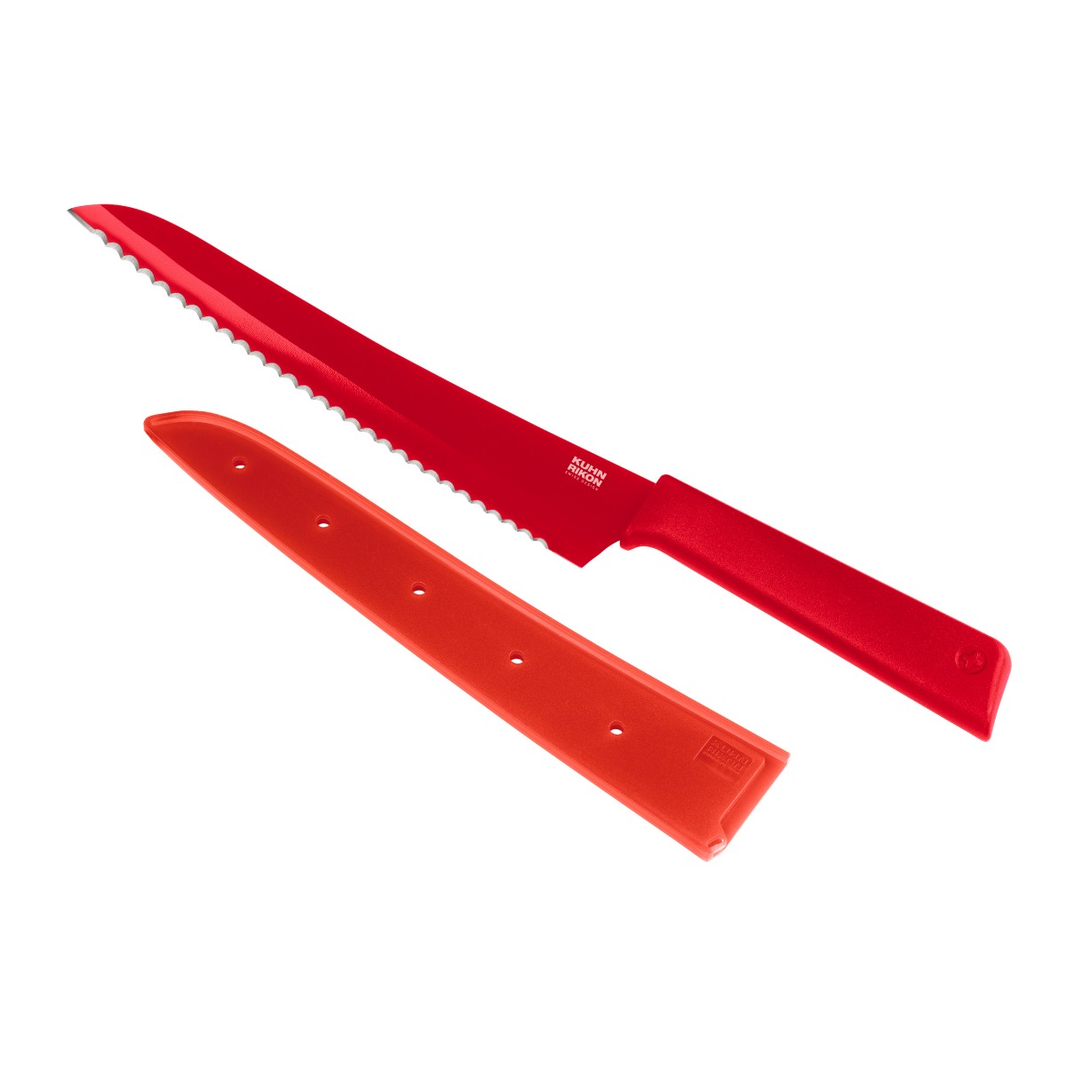 Kuhn Rikon - Colori(r)+ Bread Knife red